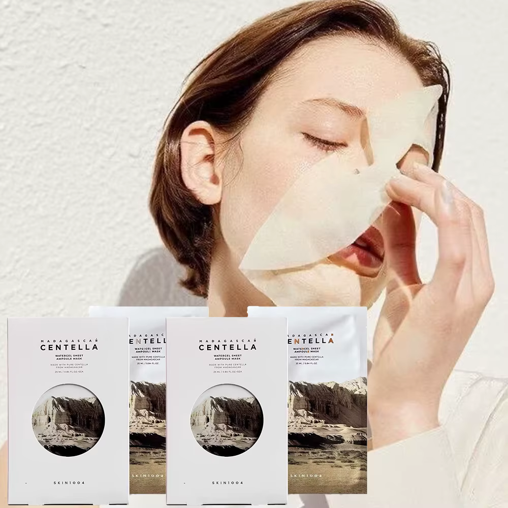 Lot de 5 masques faciaux coréens au collagène anti-rides, estompent les ridules, anti-âge, raffermissants, hydratants et éclaircissants pour la peau