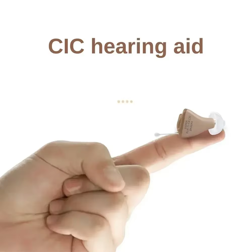 Aide auditive invisible numérique Signia RUN Click CIC ITC 8 canaux avec application pour smartphone Fit Dry Case