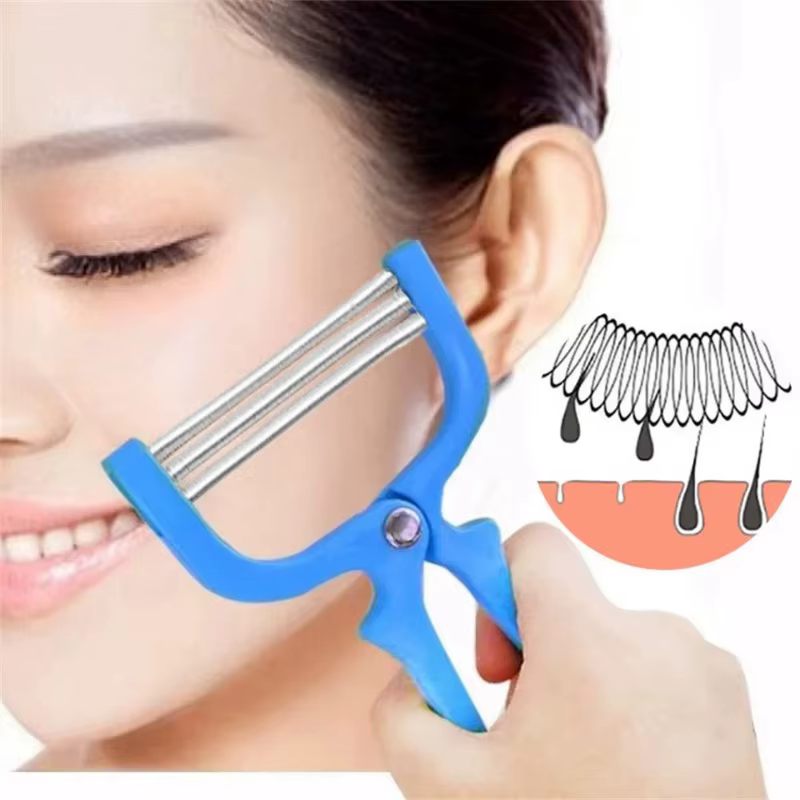 Facial Care Hair Remover Safe Handheld Spring Roller Female