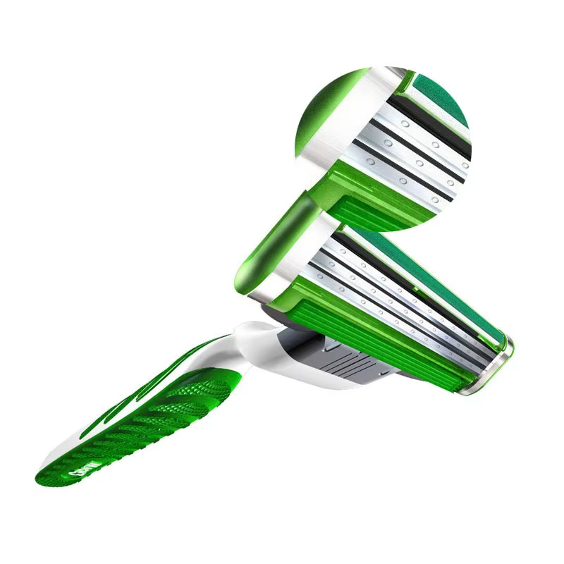 Nouveau rasoir de sécurité à 3 lames en acier inoxydable