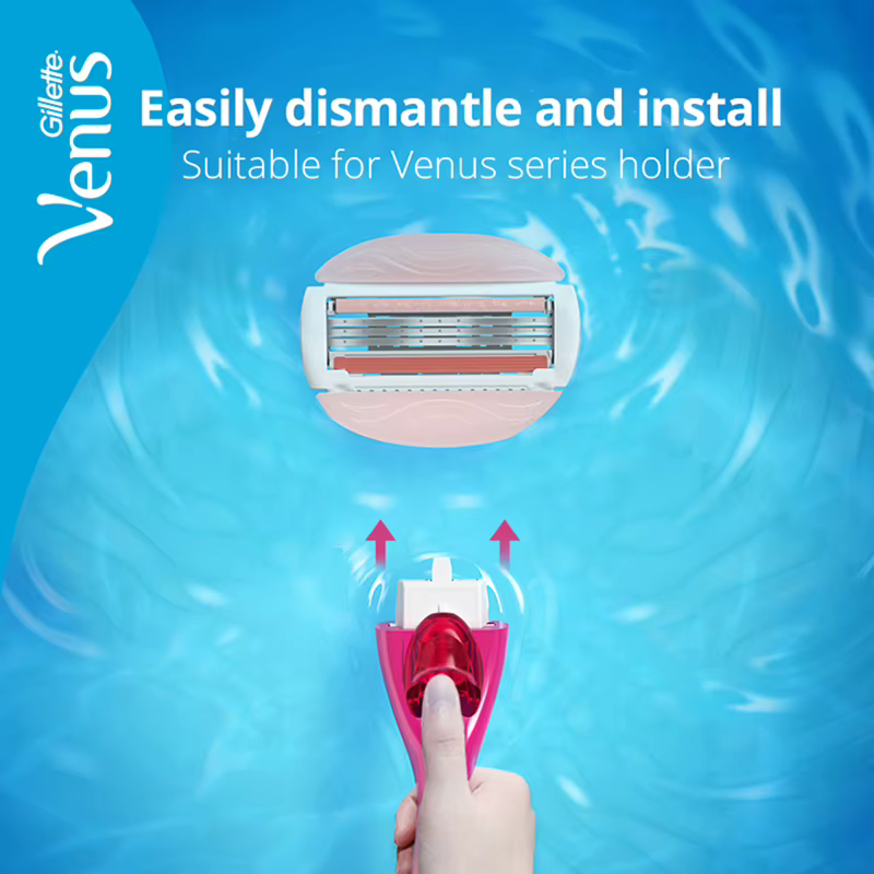 Gillette Venus lame de rasoir 3 couches têtes