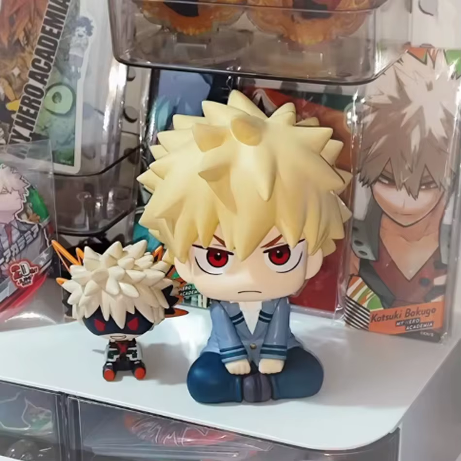 Figurines Nendoroid d'anime-bakugou Katsuki Midoriya Izuku Todoroki Shoto Toga Himiko-modèle de collection jouets pour enfants jeu de voiture