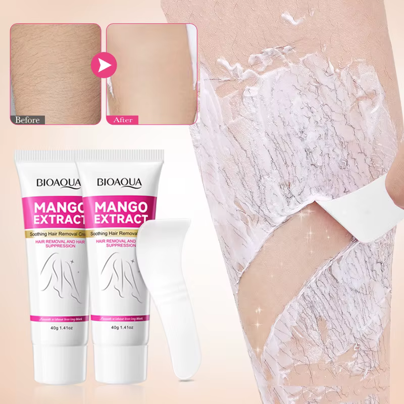 Crème dépilatoire permanente