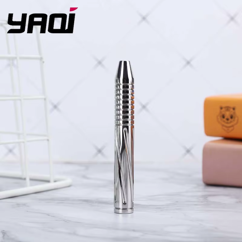 Manche de rasoir 2026 Yaqi BULLET en acier inoxydable poli
