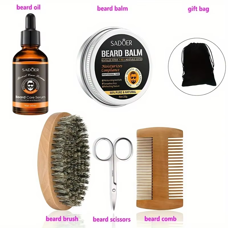 Kit de croissance de barbe pour hommes