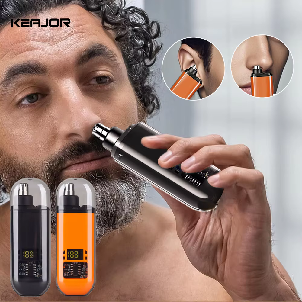Tondeuse à poils de nez électrique Rechargeable pour hommes