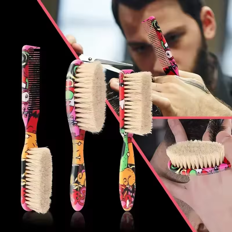 Brosse à barbe de barbier pour hommes