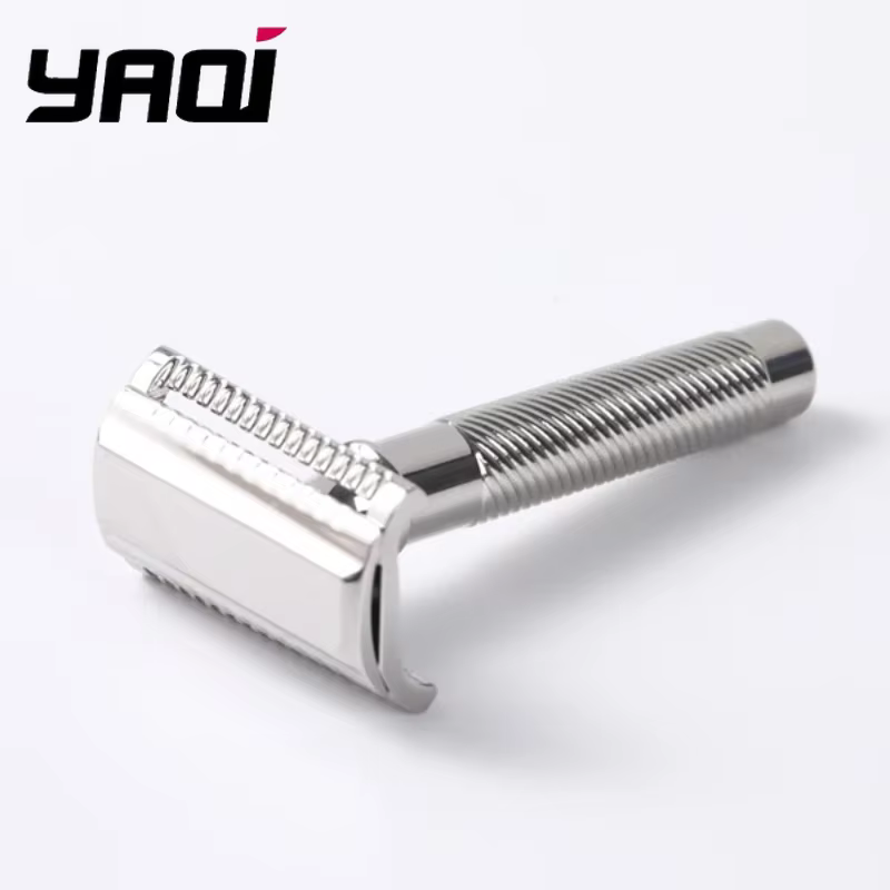 YAQI – rasoir de sécurité incliné 37 en acier inoxydable pour hommes