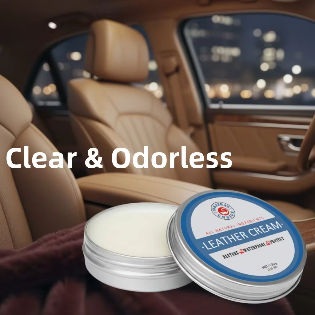 Crème de nettoyage du cuir de voiture, huile d'entretien des sièges, restauration du cuir, huile de vison, crème, canapé en cuir, polissage intérieur de voiture