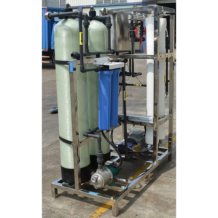 Usine de dessalement d'eau de mer pour traitement de l'eau de bateau 3000LPD