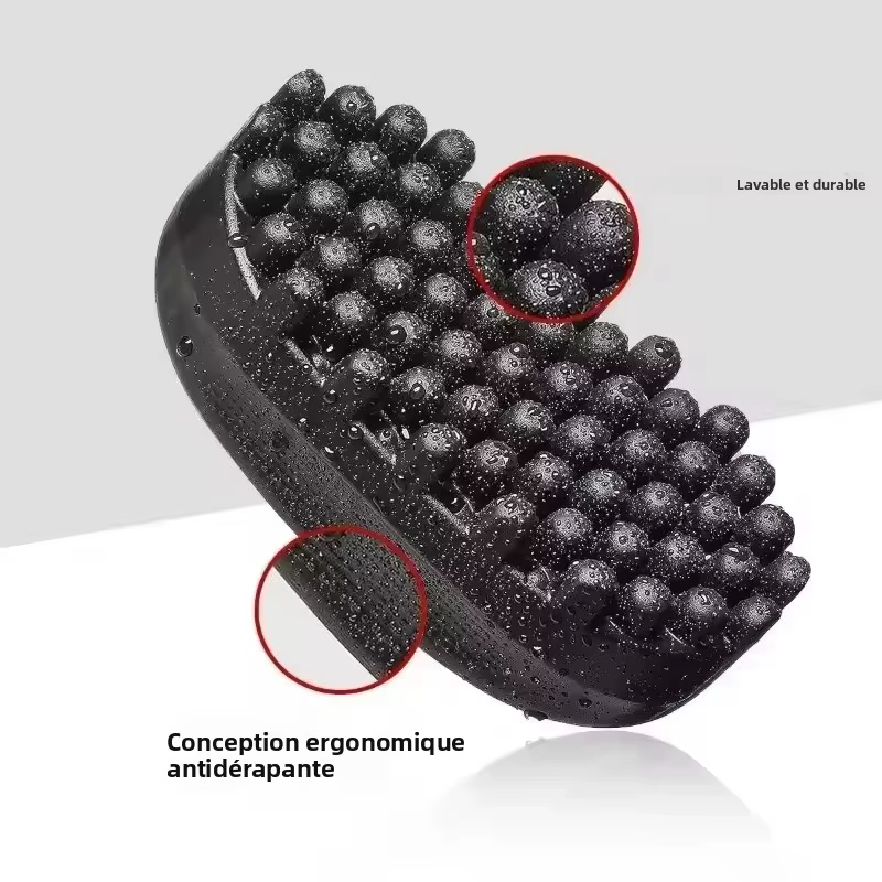 Brosse Éponge Professionnelle pour Cheveux Bouclés, Outil Magique pour Torsades Africaines, Ondulations, Dreadlocks, Brosse à Cheveux Naturels, Outil de Coiffure Afro pour Salon