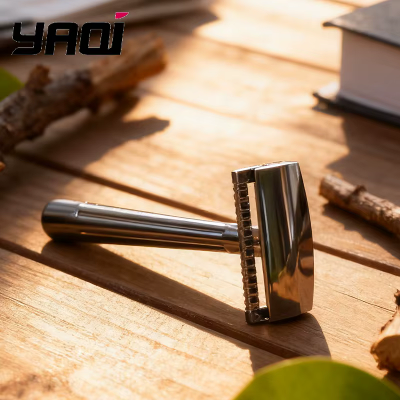 YAQI SE Katana Globe Trotter rasoir de sécurité à bord unique outil de toilettage pour hommes pour un rasage fluide