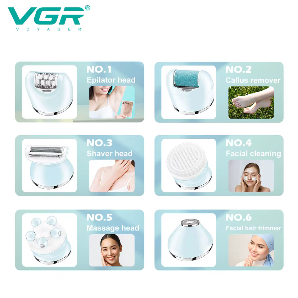 VgazElectric-Épilateur électrique pour femmes