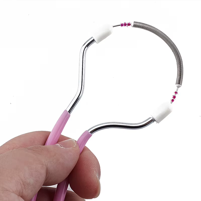 Épilateur facial à ressort pour poils fins
