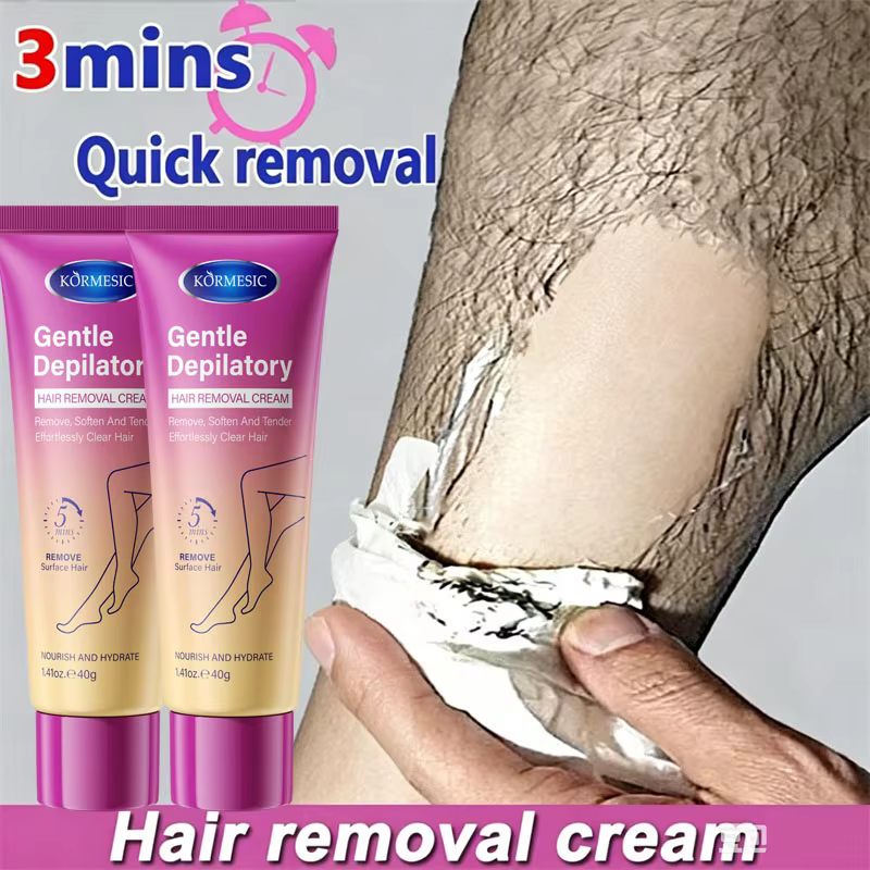 Crème d'épilation permanente