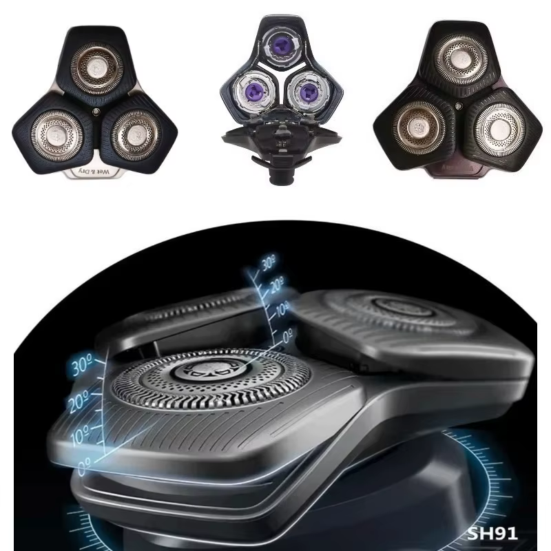 Lames de rechange SH91 compatibles avec la tête de rasoir Philips série 9000