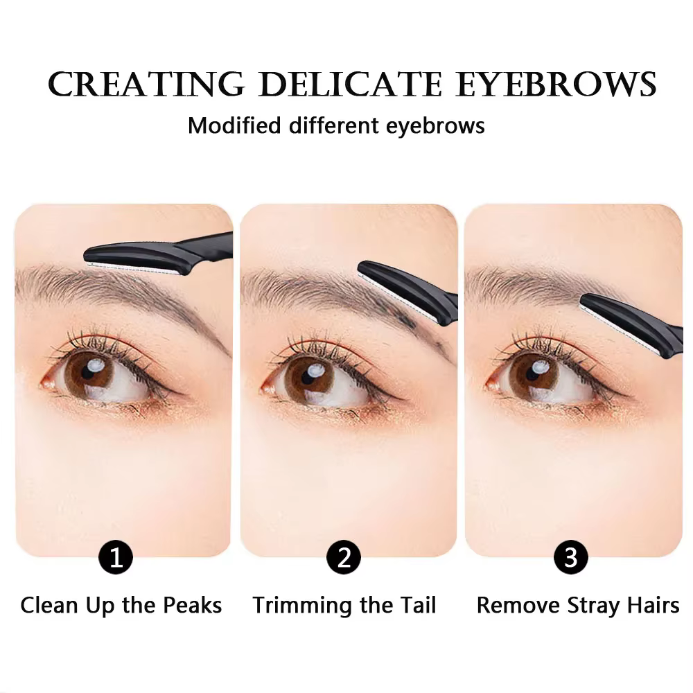 5-20 pièces/lot rasoirs de sourcils couteaux visage rasoir épilateurs