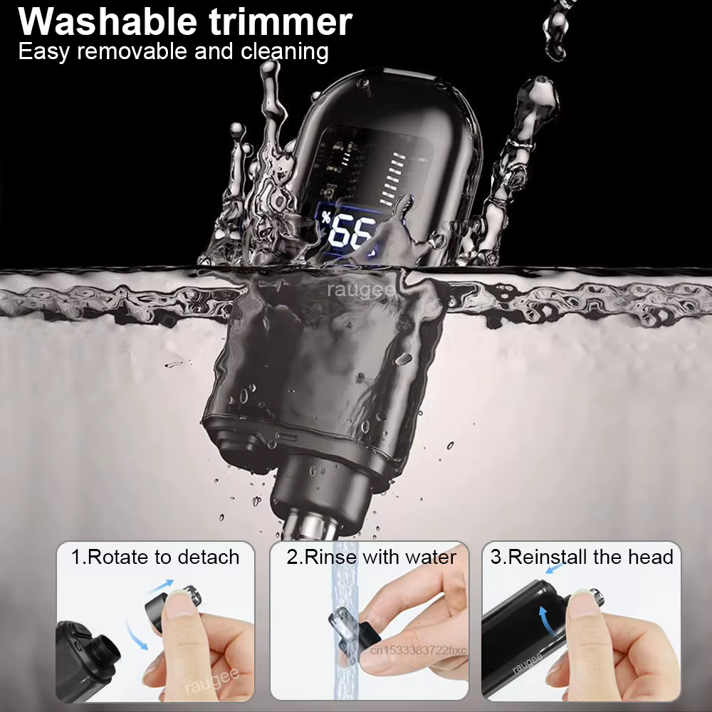 Tondeuse nez pour hommes Portable Mini nez épilateur USB Rechargeable nez et oreilles