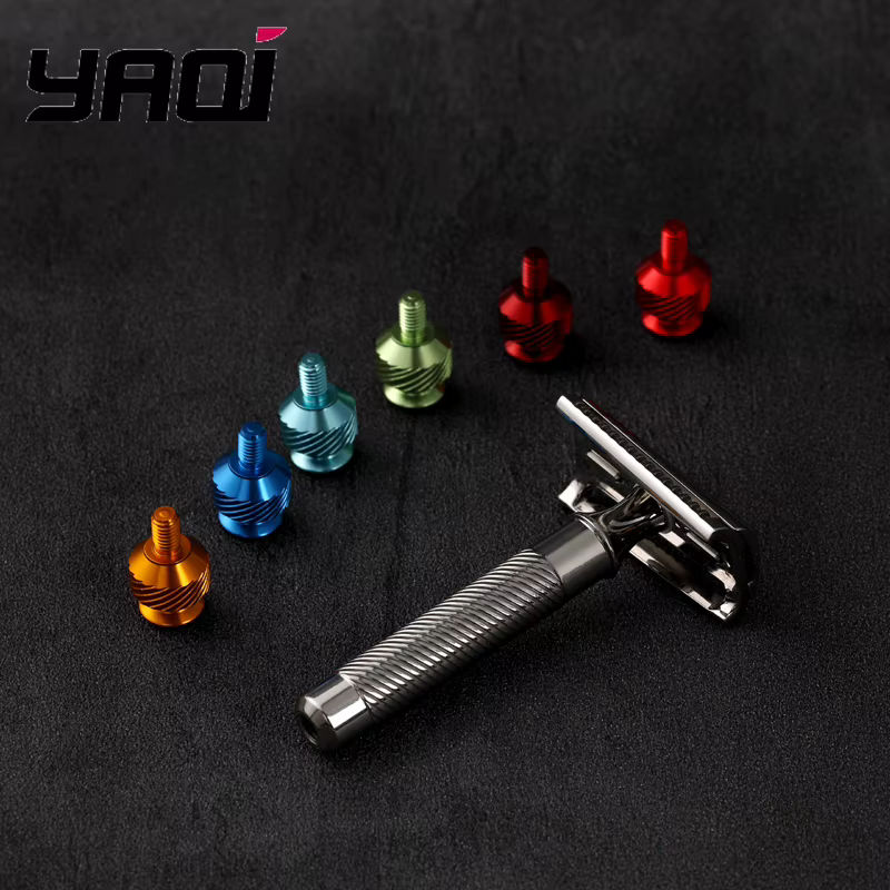 YAQI – rasoir de sécurité incliné 37 en acier inoxydable pour hommes