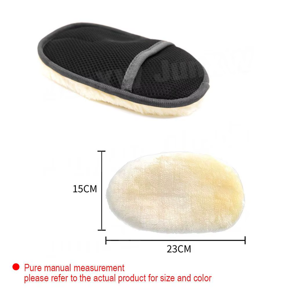 Gants en laine d'imitation pour lavage de voiture, gants d'essuyage de voiture en peluche épaisse, fournitures de nettoyage de voiture, produits de lavage de cire et de polissage