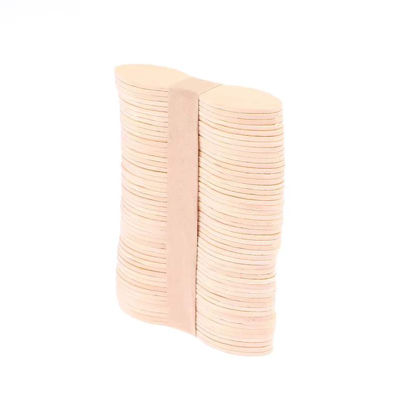 Spatule en bois pour épilation du corps pour femme
