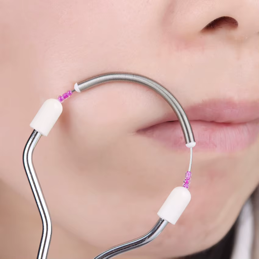 Épilateur Facial à rouleau à ressort indolore