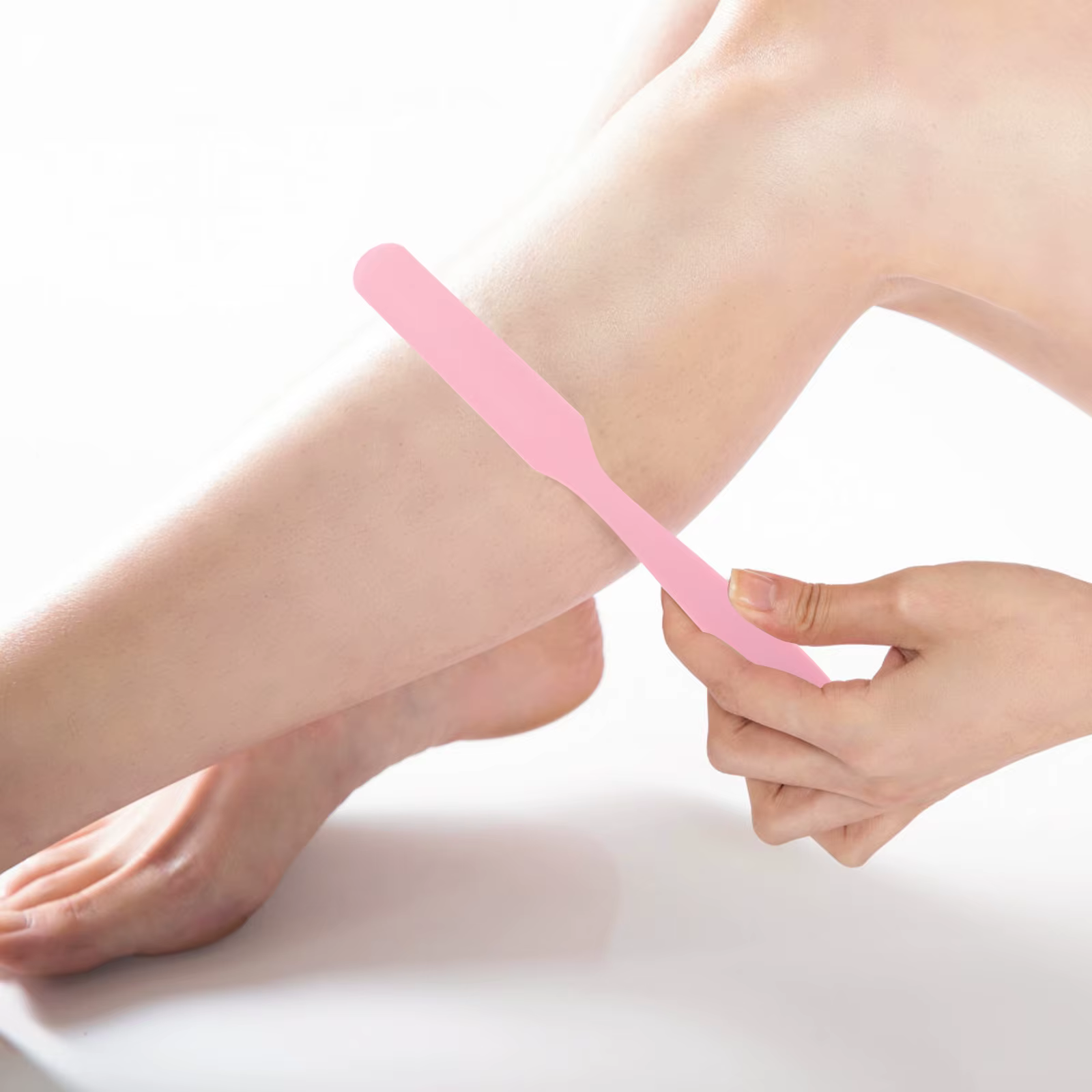 Bâtonnet applicateur de cire en silicone réutilisable anti-adhésif pour l'épilation