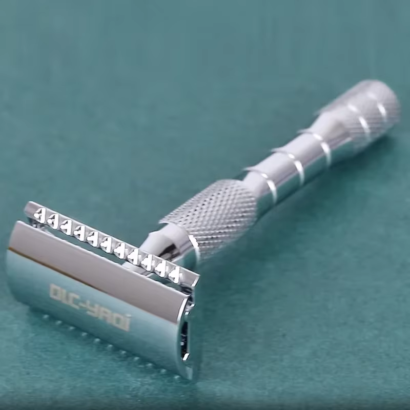Vente Flash 2026 ! Rasoir de sécurité à double tranchant YAQI Orion Chrome Color pour rasage humide
