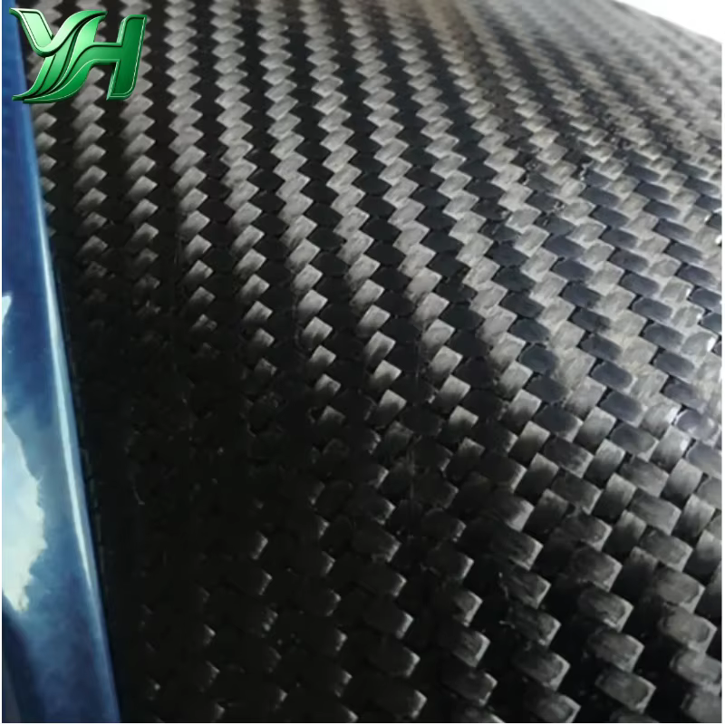 Tissu préimprégné en fibre de carbone 3K 200 g/m² à armure sergé 2x2, matrice en résine époxy haute résistance pour l'aérospatiale, l'automobile et le sport