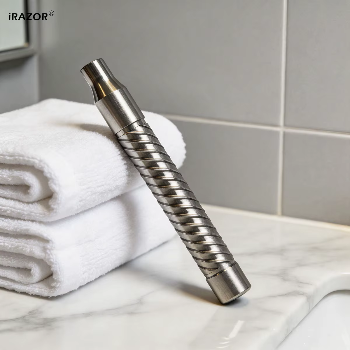 IRAZOR – Rasoir de sécurité en acier inoxydable 316