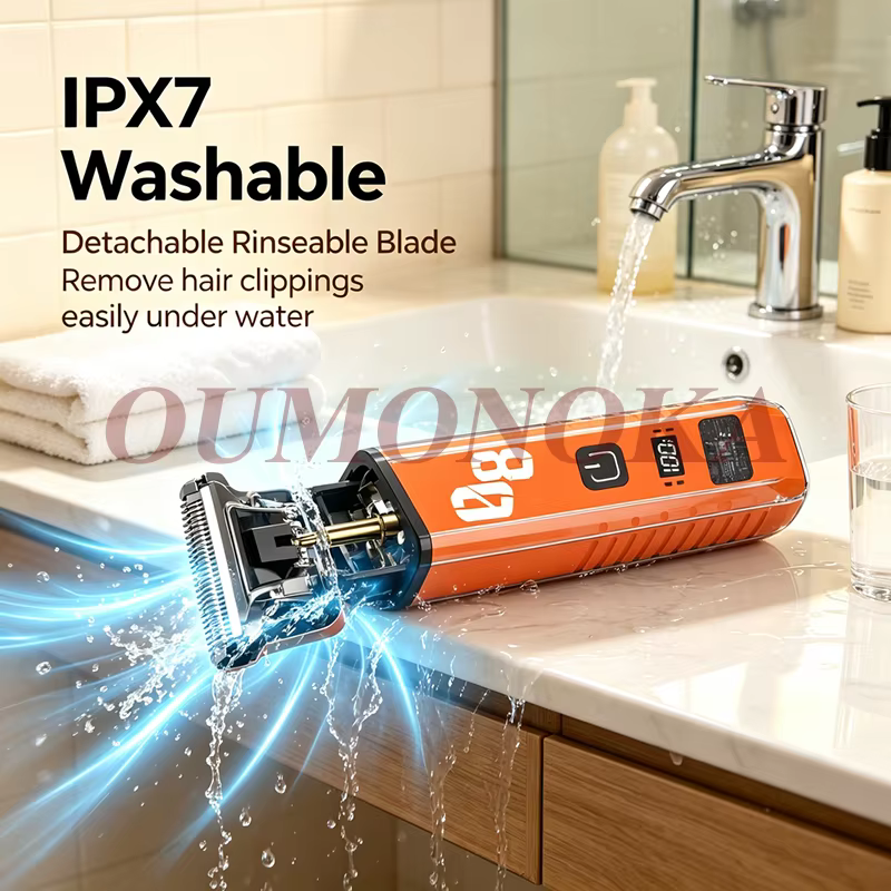 Tondeuse à cheveux pour hommes, tondeuse à barbe, rasoir électrique rechargeable, tondeuse de qualité professionnelle pour salon de coiffure, machine de coiffure pour usage domestique.