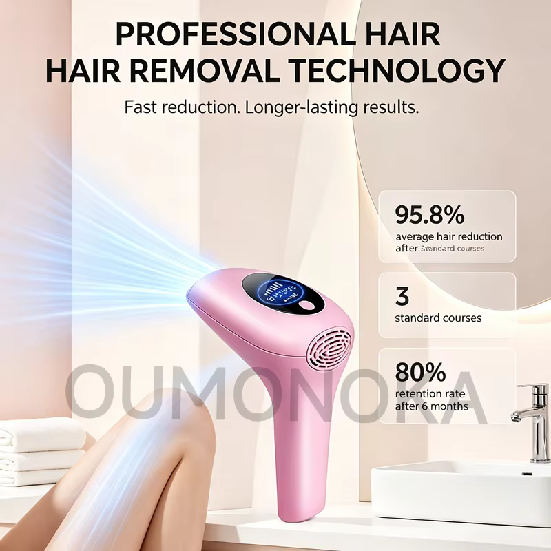 Nouveau Permanent IPL laser épilateur Machine de coupe de cheveux lisseurs Vibration homme rasoir femme visage