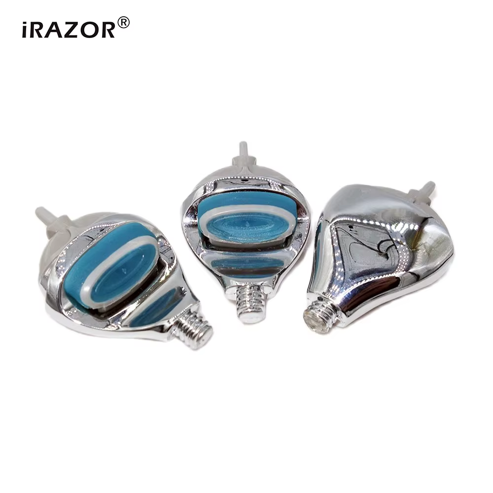 IRAZOR 5 couches Fusion sécurité tête de rasoir connecteur bricolage manuel F5 lames adaptateur Chrome argent filetage diamètre 6mm