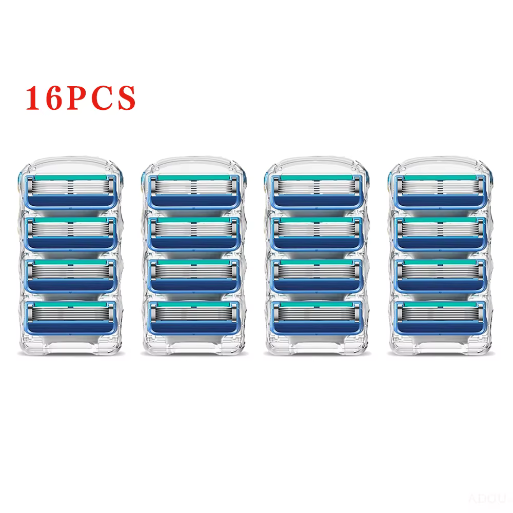 16-64 lames de rasoir en acier inoxydable