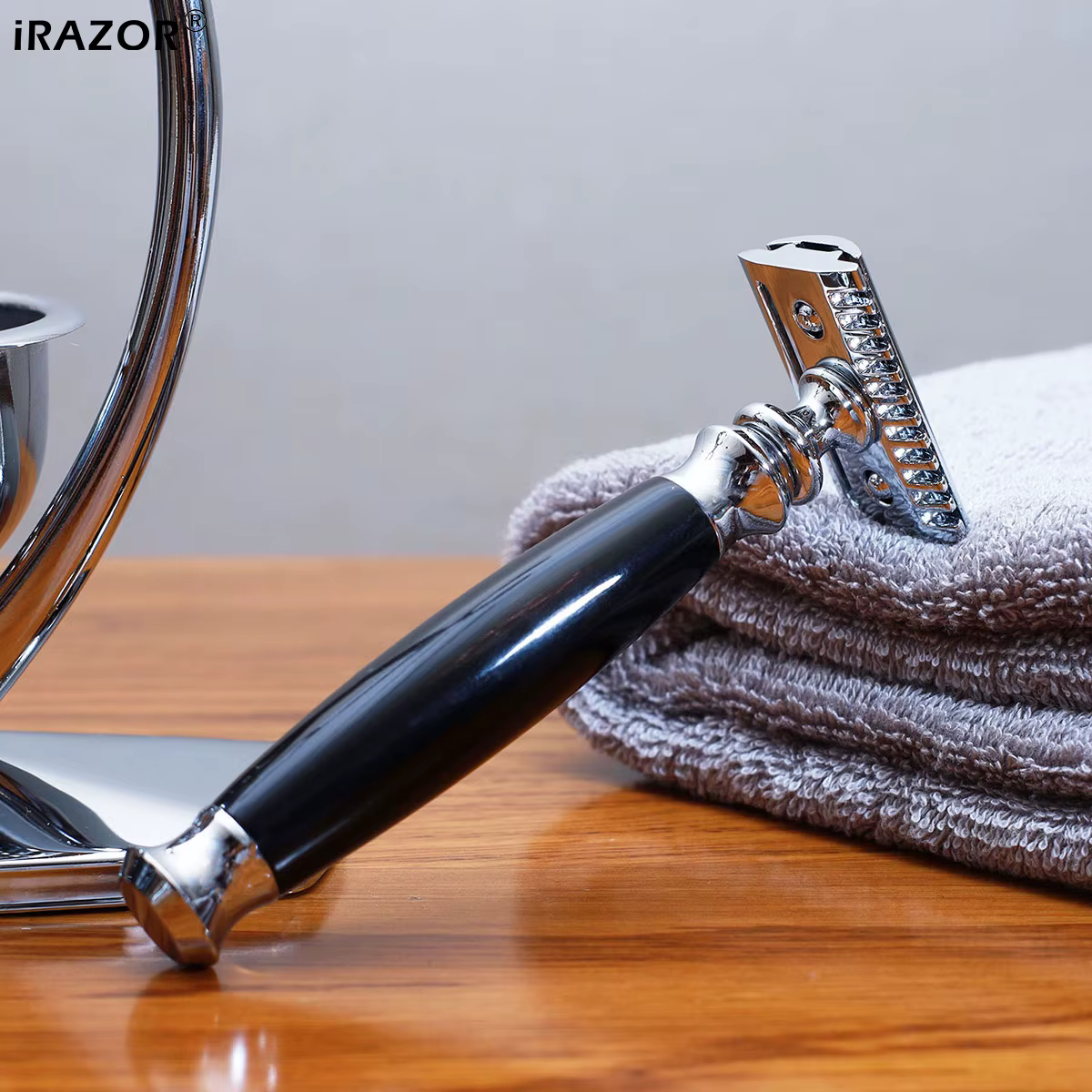 IRAZOR barbier Double bords rasoir de sécurité pour hommes-10 lames originales incluses épilation du corps Machine à