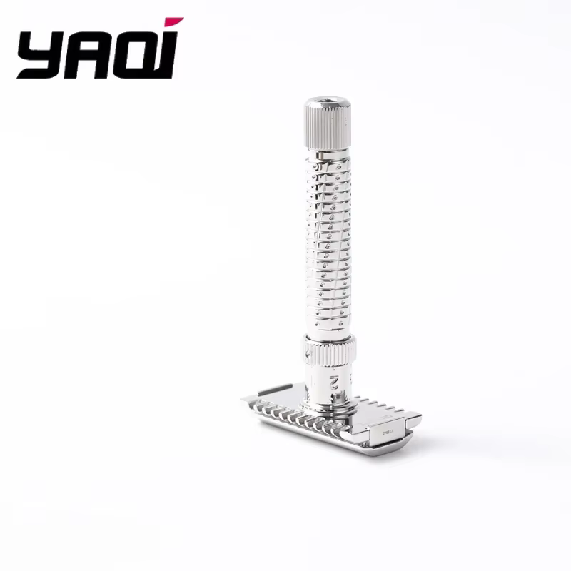 Yaqi Ultima – rasoir de sécurité réglable en acier inoxydable pour hommes