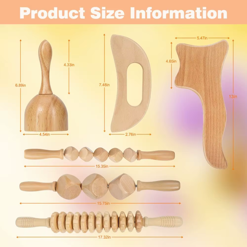 Kit de Maderoterapia 6 en 1
