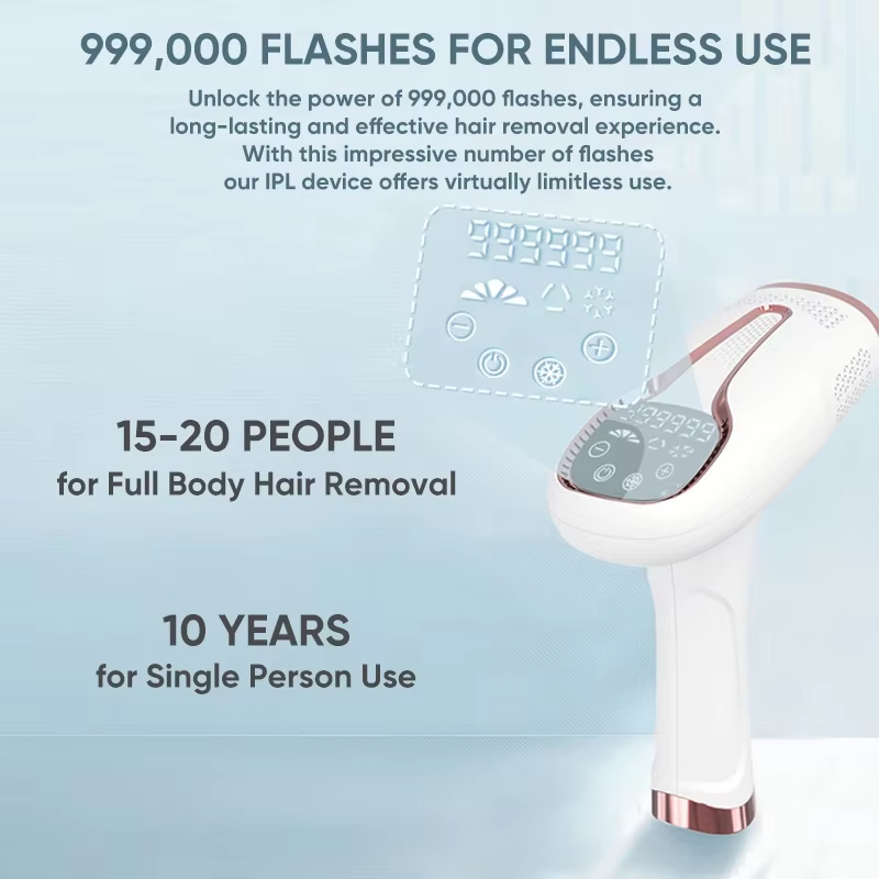 Épilateur laser de refroidissement pour femmes et hommes