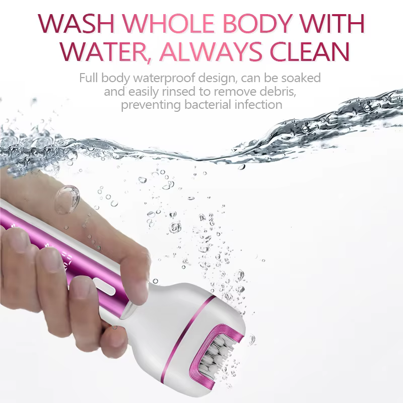 Épilateur Électrique Rechargeable 3 en 1 pour Femme