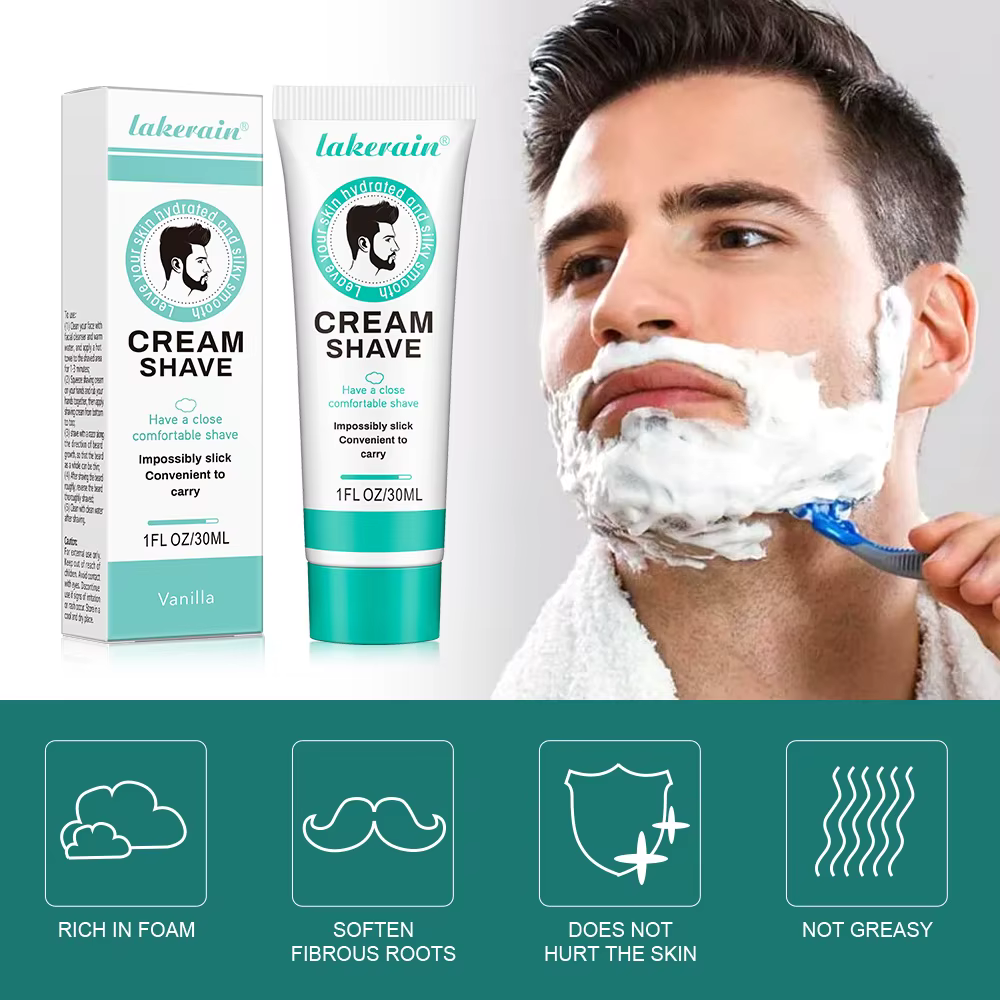 Crème à raser naturelle pour hommes