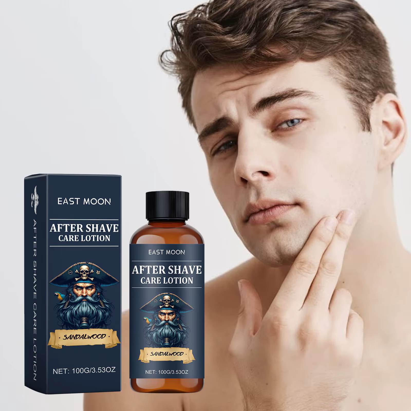 Lotion après-rasage au bois de santal : Améliore la douceur