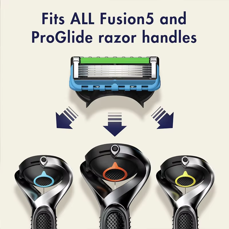 Gillette Fusion 5 Proglide rasoir manuel sécurité rasage