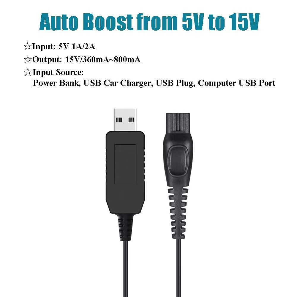 Chargeur USB universel pour rasoir