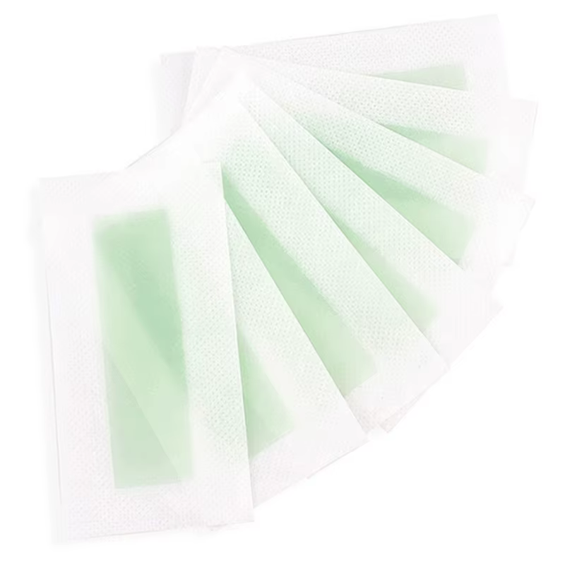 24/12 pièces bandes de cire pour les lèvres du visage