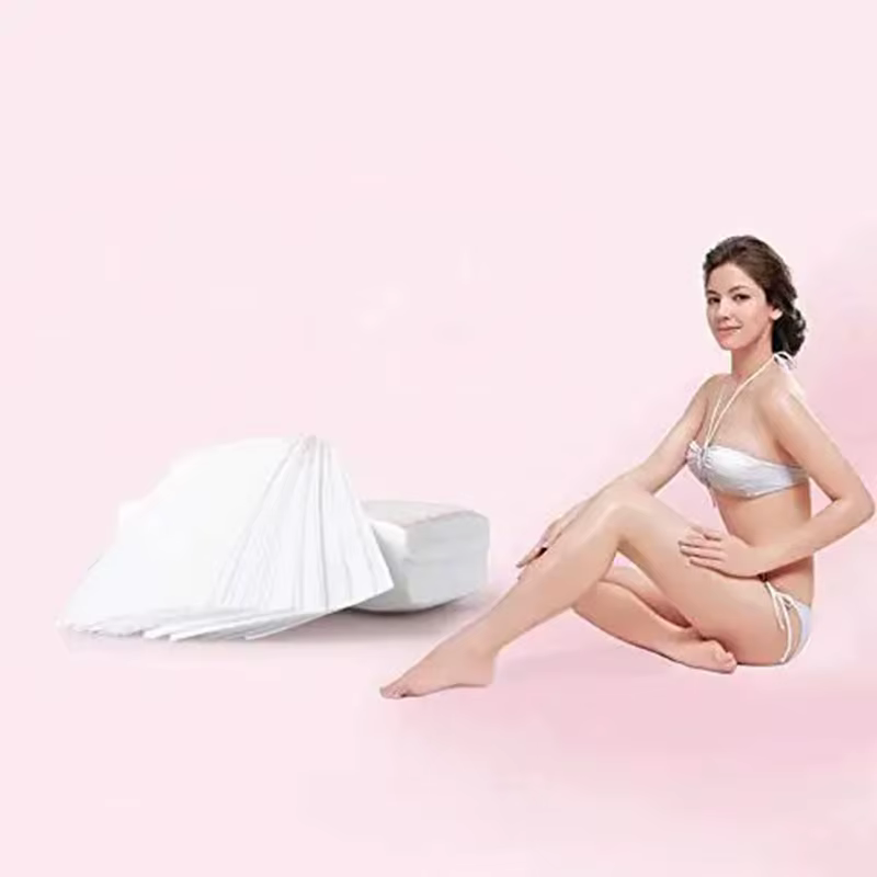 20 pièces/100 pièces épilation cire papier non tissé tissu corps jambe bras