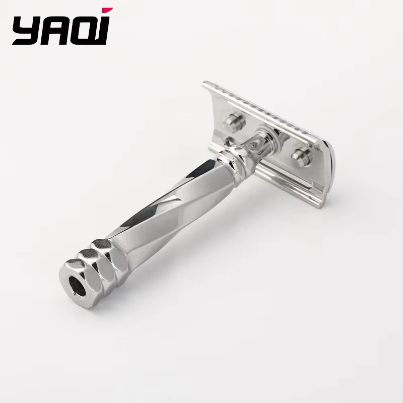 Nouveau Rasoir de Sécurité Yaqi Cerberus en Acier Inoxydable