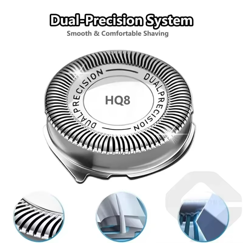 Têtes de rasoir HQ8 compatibles avec Philips HQ7110 HQ7310 HQ7325 HQ7340 PT725 PT720 AT810 AT811 AT830 AT875 PT830 PT870