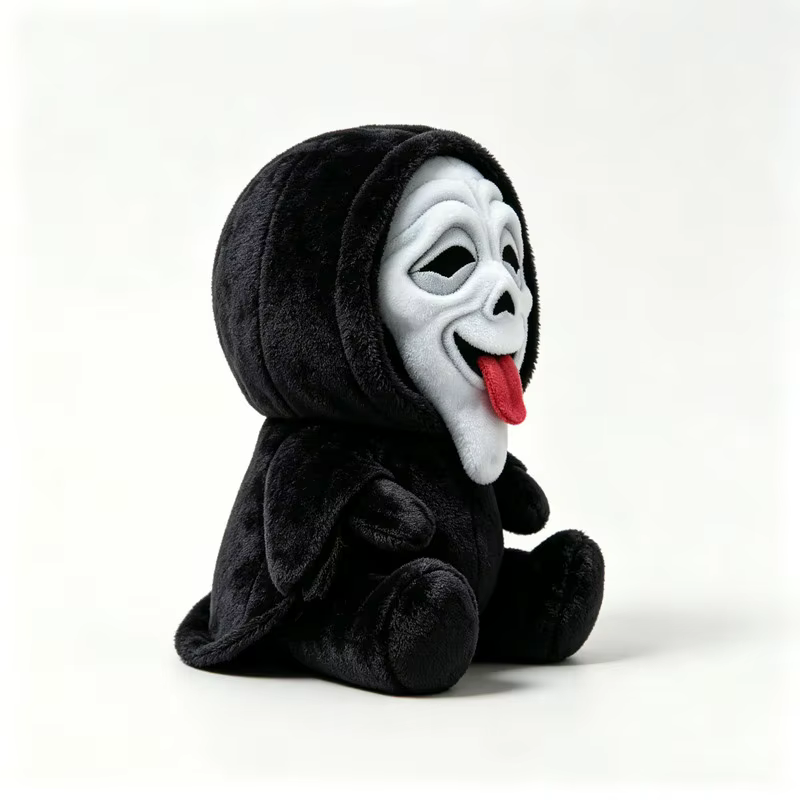 Peluche Ghostface, film d'horreur 6, poupée en peluche douce, décoration de fête d'Halloween, cadeau de collection pour les fans d'horreur, adulte