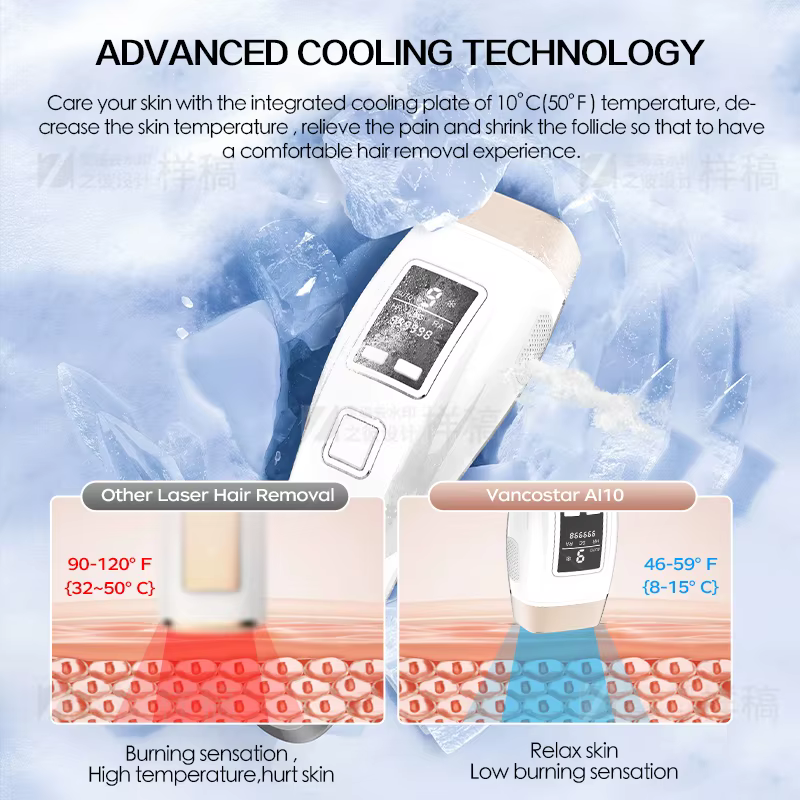 Vancostar-Épilateur laser 4 en 1