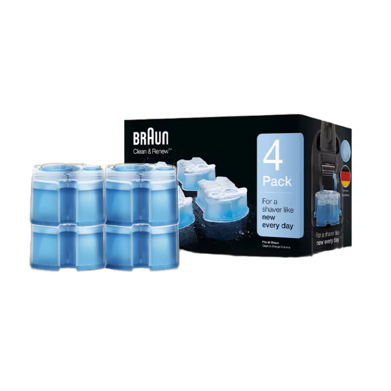 Recharges Braun CCR4 Clean & Renew pour rasoir